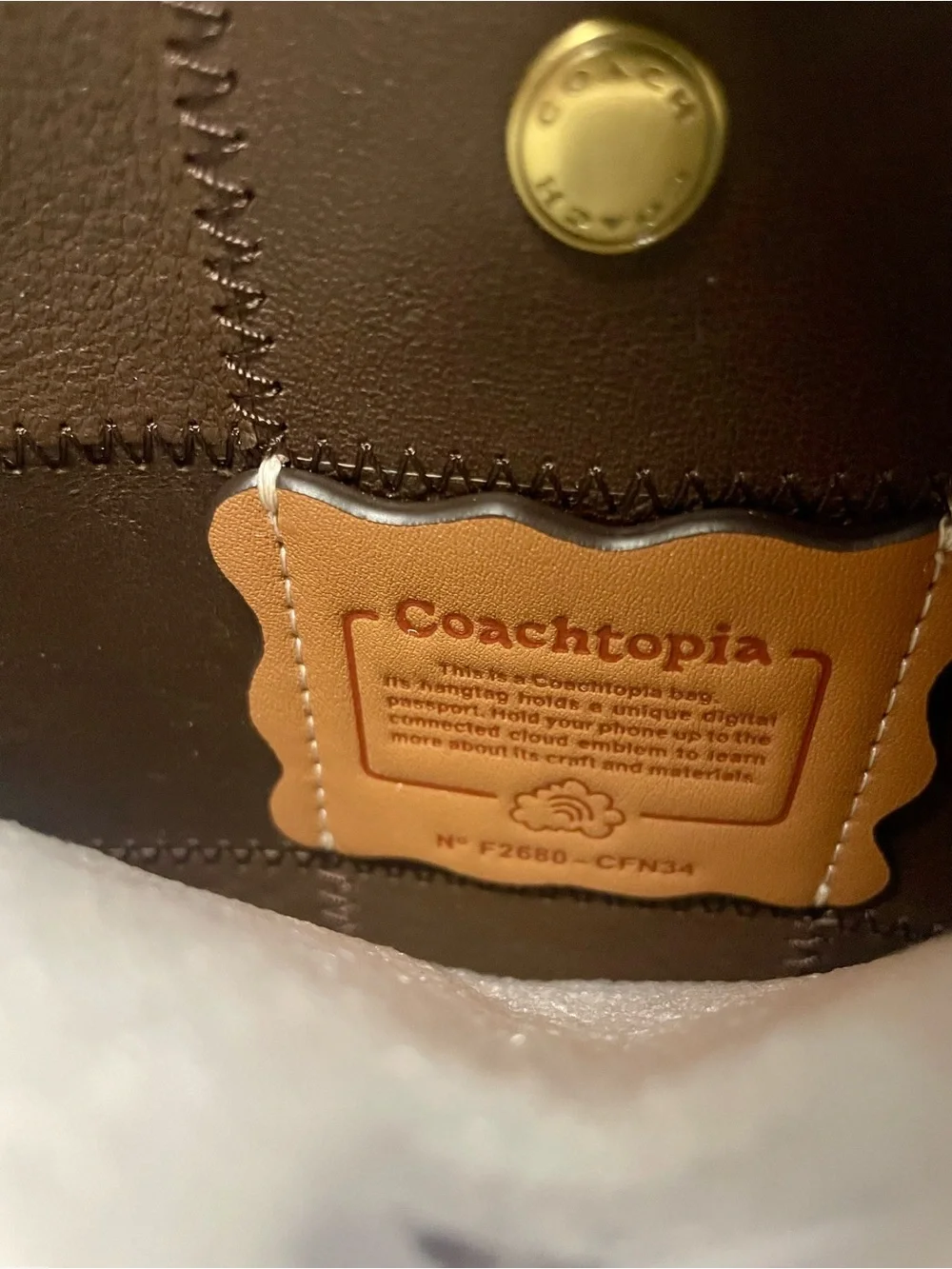 COACH Coachtopia Alter/Ego Brooklyn Shoulder Bag 28 CFN34 Tan Signature Multi